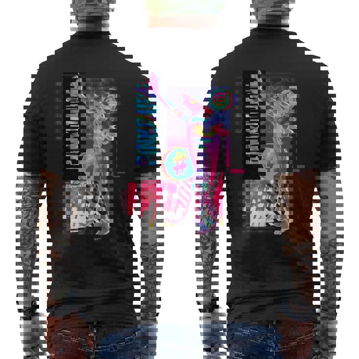 ピンクパンサー 未来的なピンキチュード メンズTシャツ バックプリント