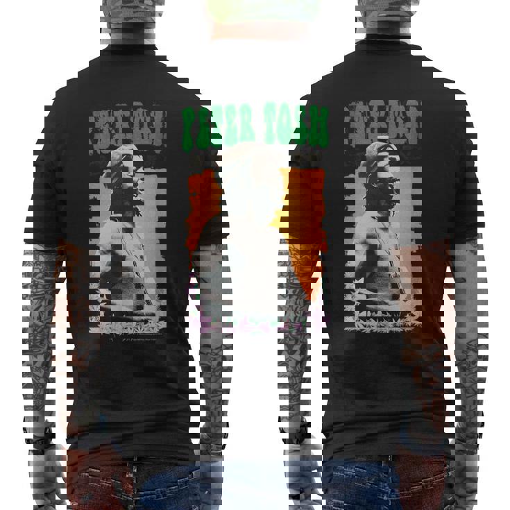 ピーター・トッシュ 写真 エイドリアン・ブート メンズTシャツ バックプリント