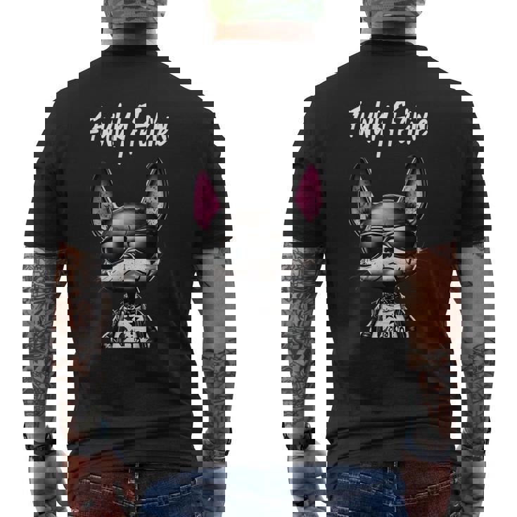 ファニーキャットグラフィック ファンキーネコストリート メンズ レディース キッズ メンズTシャツ バックプリント