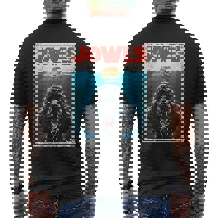 ファニープードル スタンダード プードル ジョール バーガー かわいい 犬 ママ お父さん メンズTシャツ バックプリント