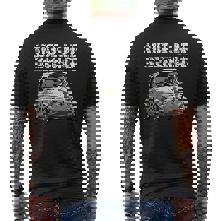 フィアット500 メンズTシャツ バックプリント