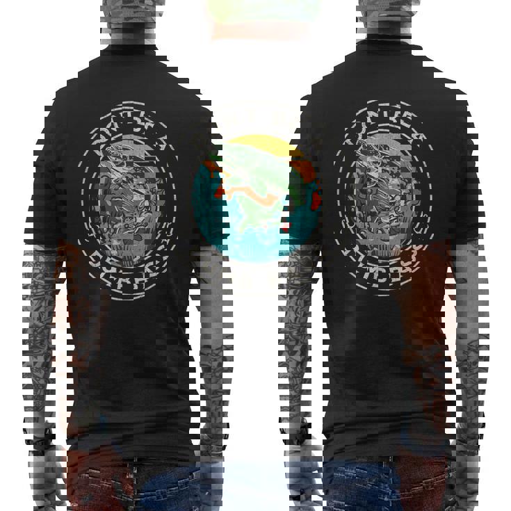 フィッシングティー、Dont Be Dumb Bass Dad メンズTシャツ バックプリント