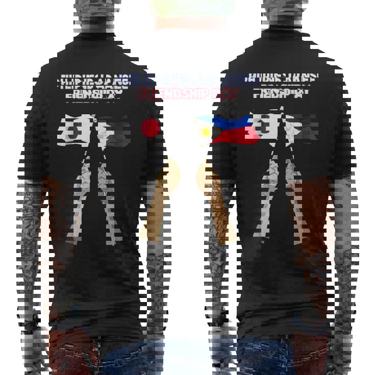 フィリピン フィリピン人 日本人 日本 ジャピーノ プラウド 混合dna メンズTシャツ バックプリント