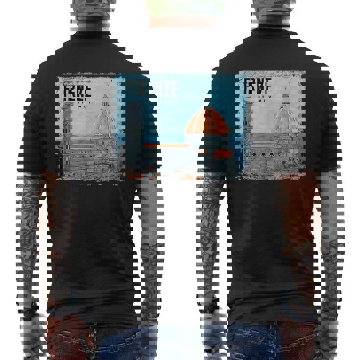 フィレンツェイタリアシャツ-フィレンツェtシャツ メンズTシャツ バックプリント