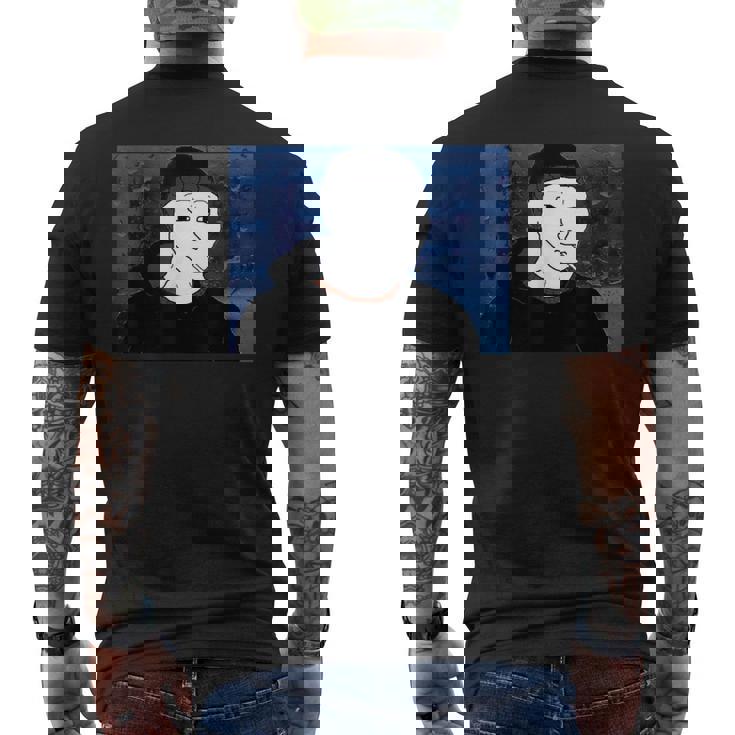 フィールズ・ガイ・ウォジャック・ミーム・ドゥーマー メンズTシャツ バックプリント