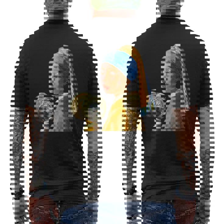 フェルメール 面白いtシャツ ジム 筋トレ ダイエット メンズ おもしろ 面白い 服 おもしろグッズ ネタ メンズTシャツ バックプリント