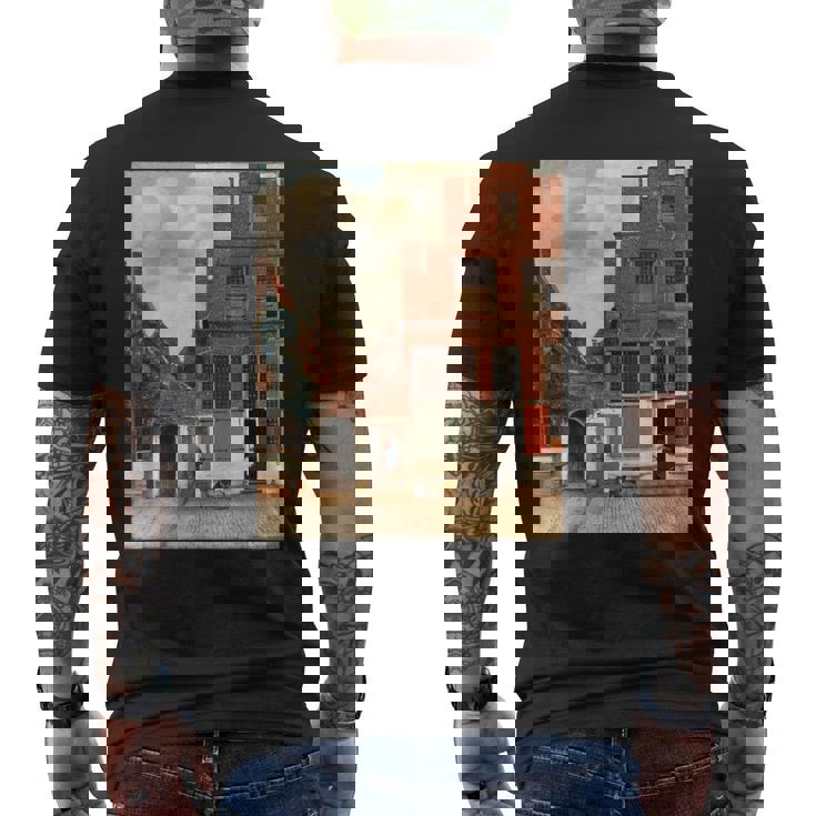 フェルメール【小路】贈り物 ギフト メンズTシャツ バックプリント