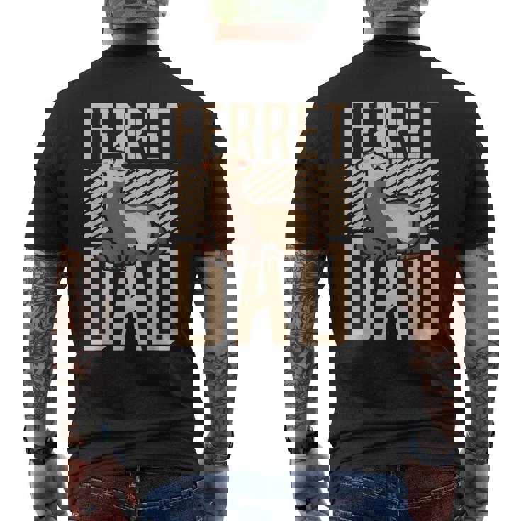 フェレット ダッド フェレット メンズTシャツ バックプリント