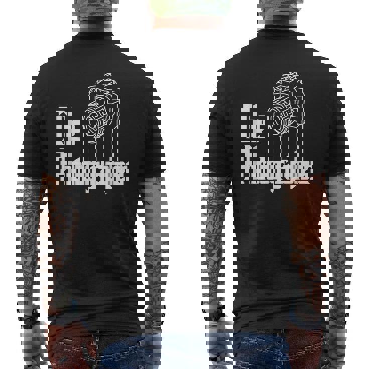 フォトカメラ カメラマン メンズTシャツ バックプリント