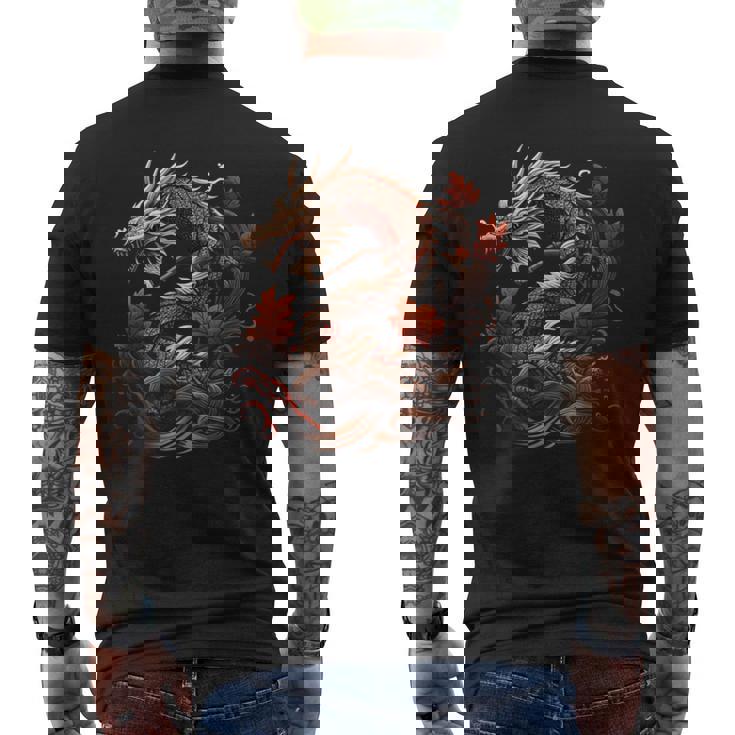 フライング・ジャパン・ドラゴンズ メンズTシャツ バックプリント