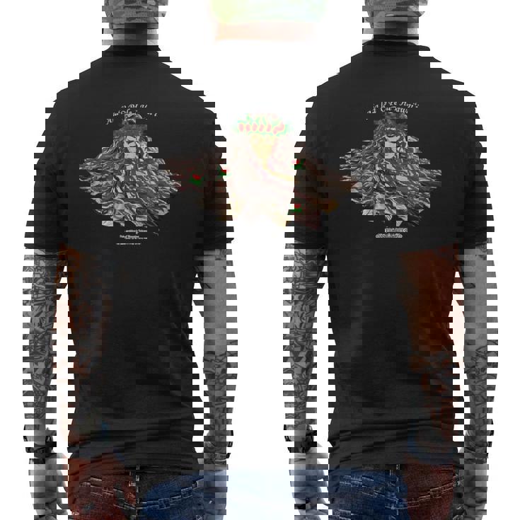 フラダンス ハワイ 火の神 ペレ フラダンサー 長袖tシャツ メンズTシャツ バックプリント