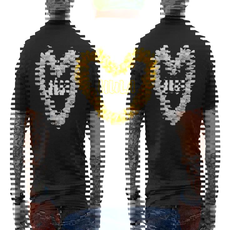 フラプルメリアハート レイダンサー ハワイ メンズTシャツ バックプリント