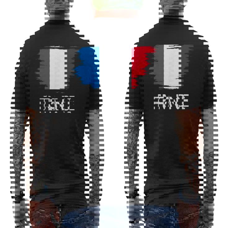 フランス 国 フランス国旗 メンズ レディース キッズ フランス メンズTシャツ バックプリント