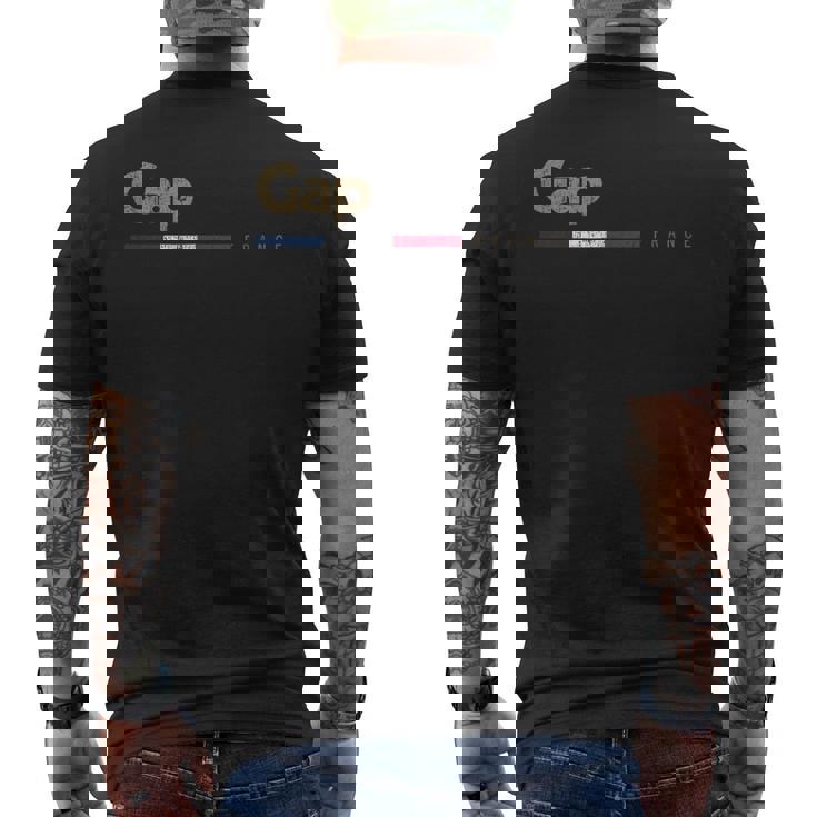 フランスで「ジェイミーギャップ」都市名 メンズTシャツ バックプリント