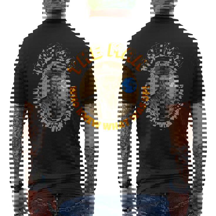 フランスの預言者ギフト ノストラダムスの歴史 歴史教師 メンズTシャツ バックプリント