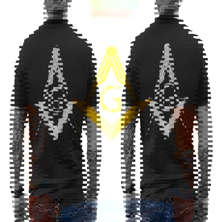 フリーメイソン スクエアコンパス フリーメーソン 最後の誕生日 メンズTシャツ バックプリント