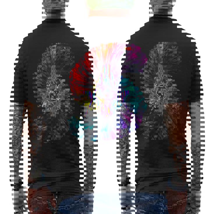 フリーメイソンs&C「シームレスカラースペクトラム」のフリーメイソンシンボル。 メンズTシャツ バックプリント