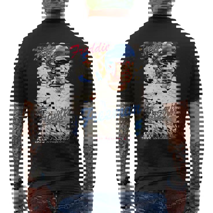 フレディ・フリーマン メンズTシャツ バックプリント