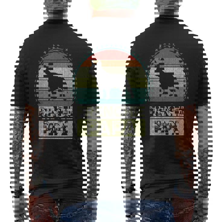 フレンチ・パパ 父の日 フレンチ・ブルドッグ メンズTシャツ バックプリント