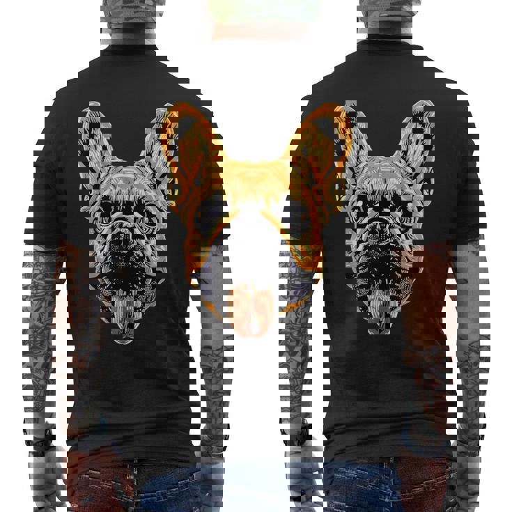 フレンチ・ブルドッグ・モチーフ グレート・デーン 犬 ブルドッグ グレート・デーン メンズTシャツ バックプリント