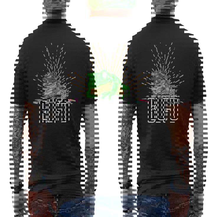 ブフォ・アルバリウス・ヒキガエル、5 Meo Dmtのスピリチュアル・サイケデリック・トリップ メンズTシャツ バックプリント