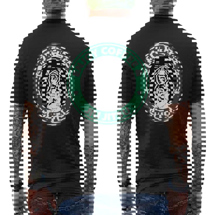 ブラジリアン柔術 – アメリカンコーヒーを楽しむ 柔術 – Bjj メンズTシャツ バックプリント