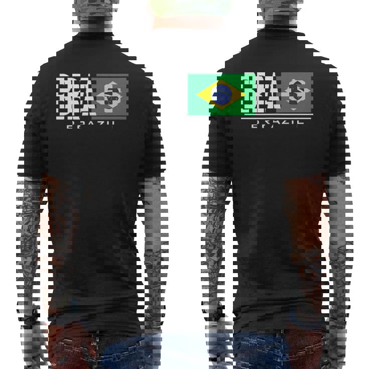 ブラジル ブラジル フラッグ ブラジル アスレチック スポーツ ゲーム ジャージ メンズTシャツ バックプリント