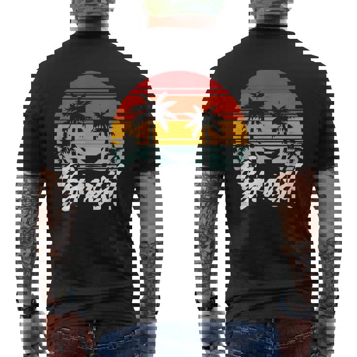 ブラジル ヴィンテージ バケーション ビーチ 海 夏 ブラジル メンズTシャツ バックプリント