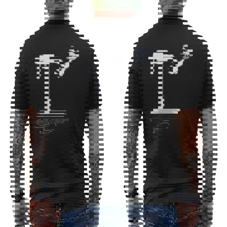 ブラックフライフロントバック コンプトンアウトタ マネーフライタイイングフィッシング メンズTシャツ バックプリント