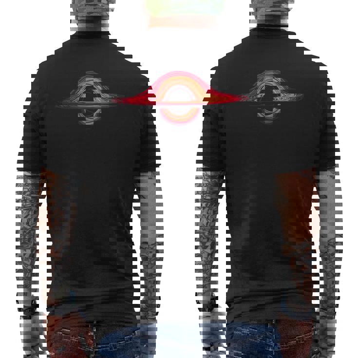 ブラックホール物理学 宇宙物理学天体物理学者 メンズTシャツ バックプリント