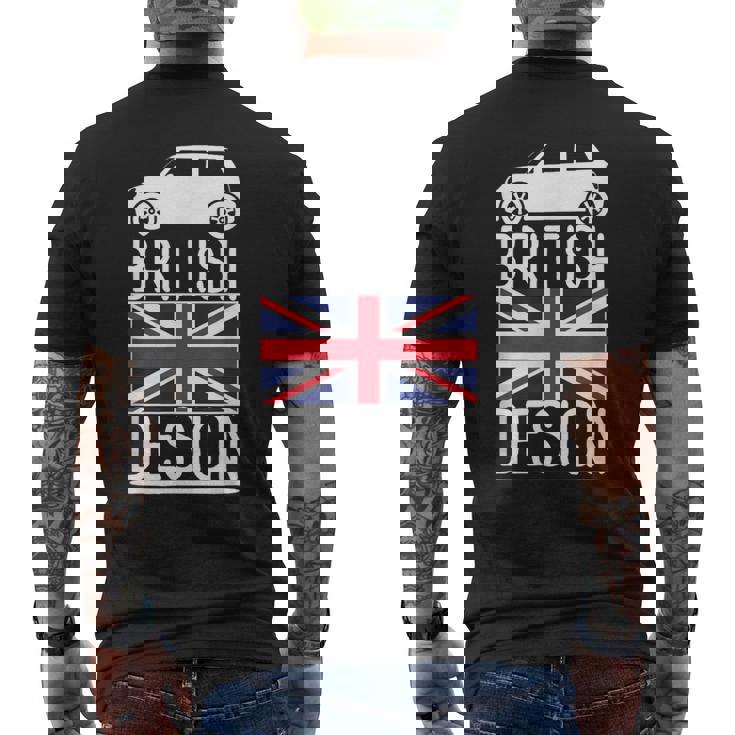 ブリティッシュクラシックカー ミニ メンズTシャツ バックプリント