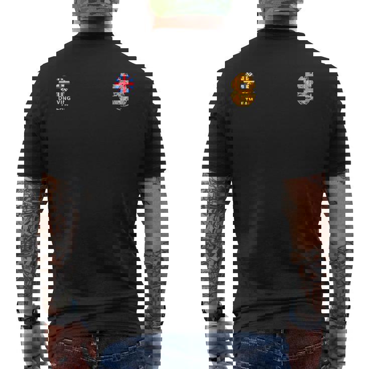 ブリティッシュダイバー メンズTシャツ バックプリント