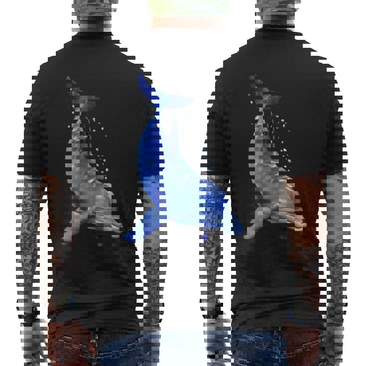 ブルードルフィン海洋海獣 セーブ・ザ・オーシャンズ メンズTシャツ バックプリント