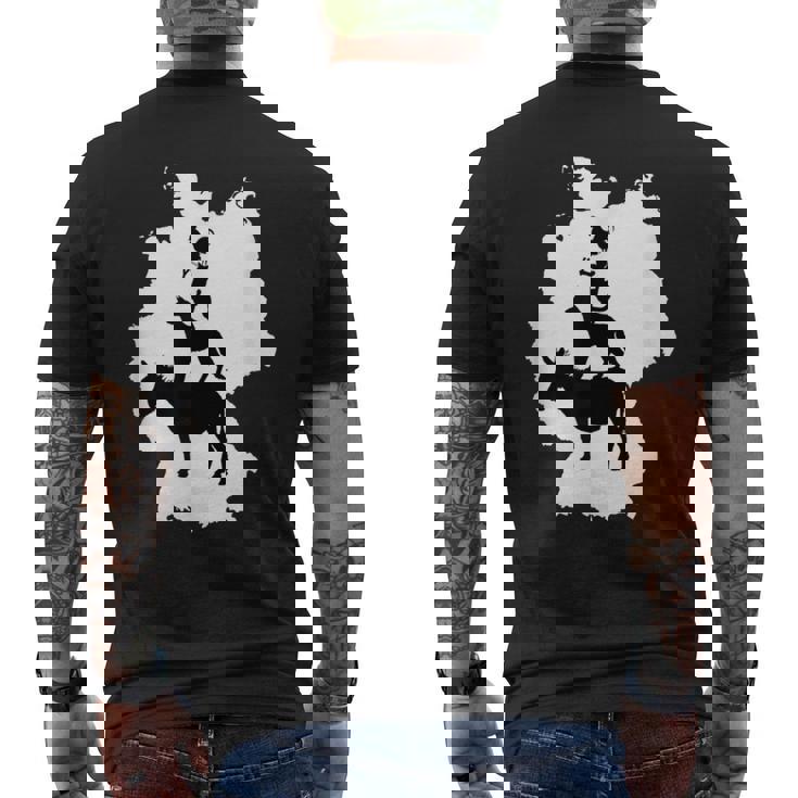 ブレーメン・タウン・ミュージシャン メンズTシャツ バックプリント