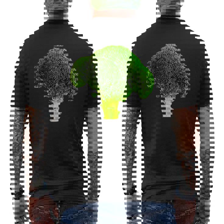 ブロッコリー 写真 エンブレム Broccoli Photo Emblem メンズTシャツ バックプリント