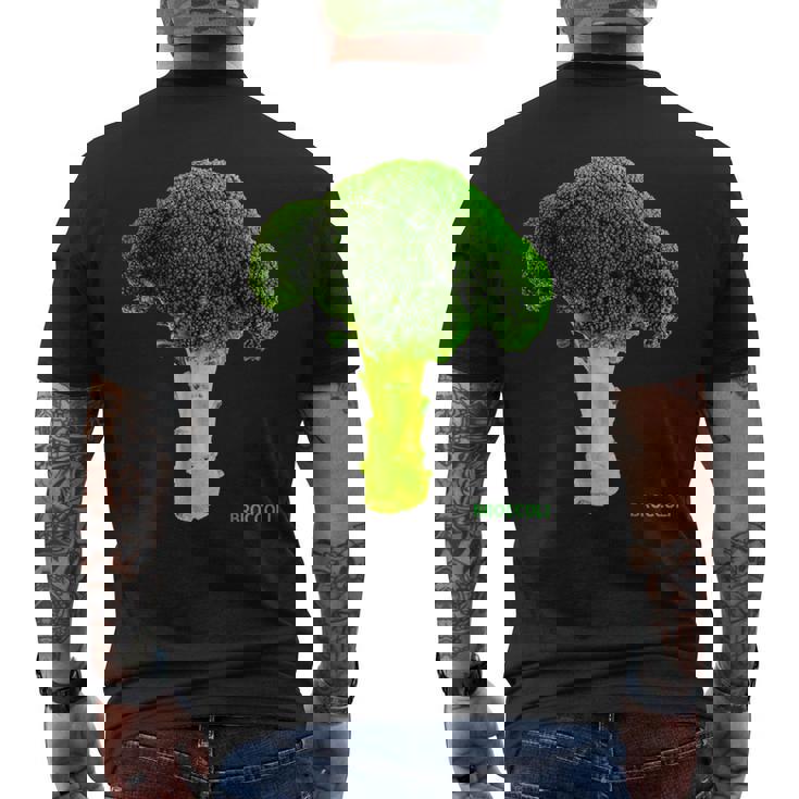 ブロッコリー 大 写真 & 文字 Broccoli Big Photo & Text メンズTシャツ バックプリント