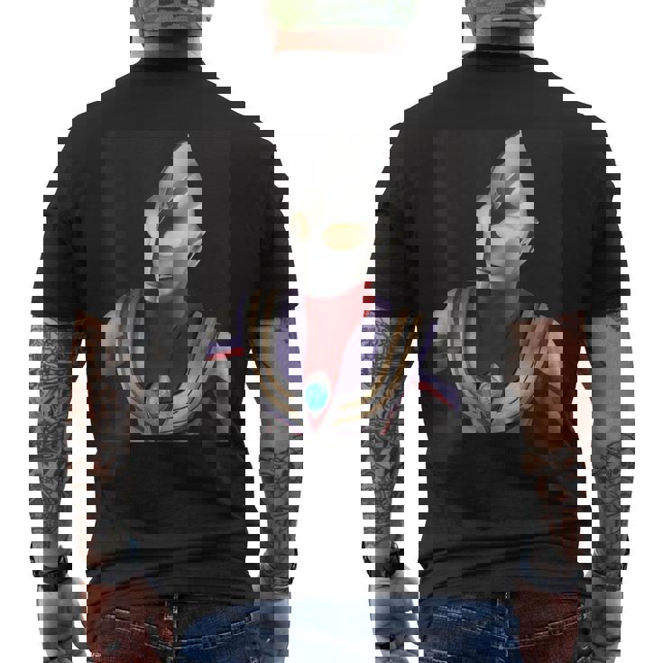 ブロマイドシリーズ ウルトラマンティガ マルチタイプ メンズTシャツ バックプリント