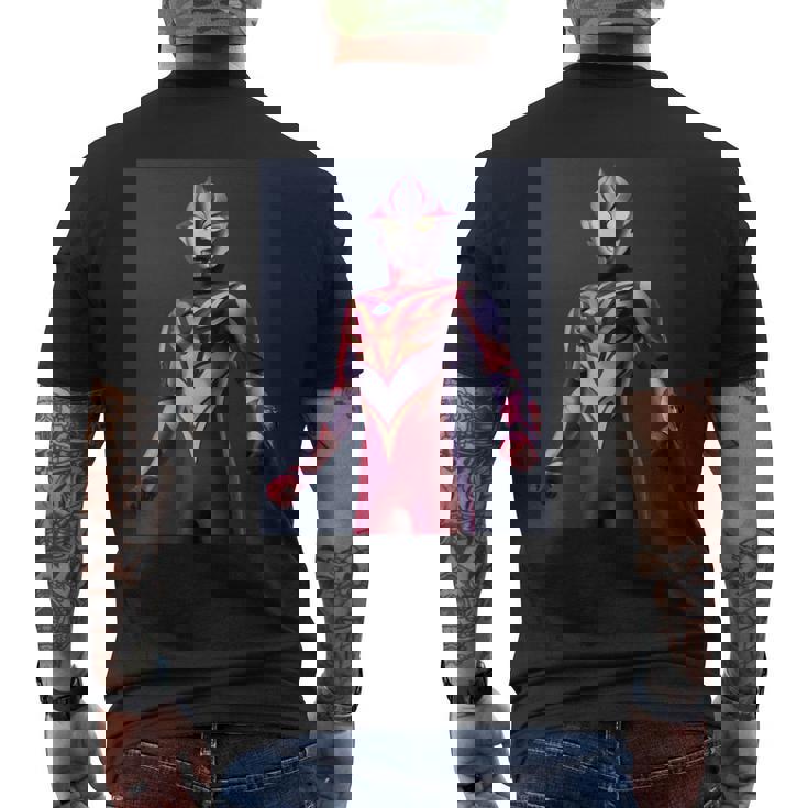 ブロマイドシリーズ ウルトラマンメビウス メビウスバーニングブレイブ 長袖tシャツ メンズTシャツ バックプリント