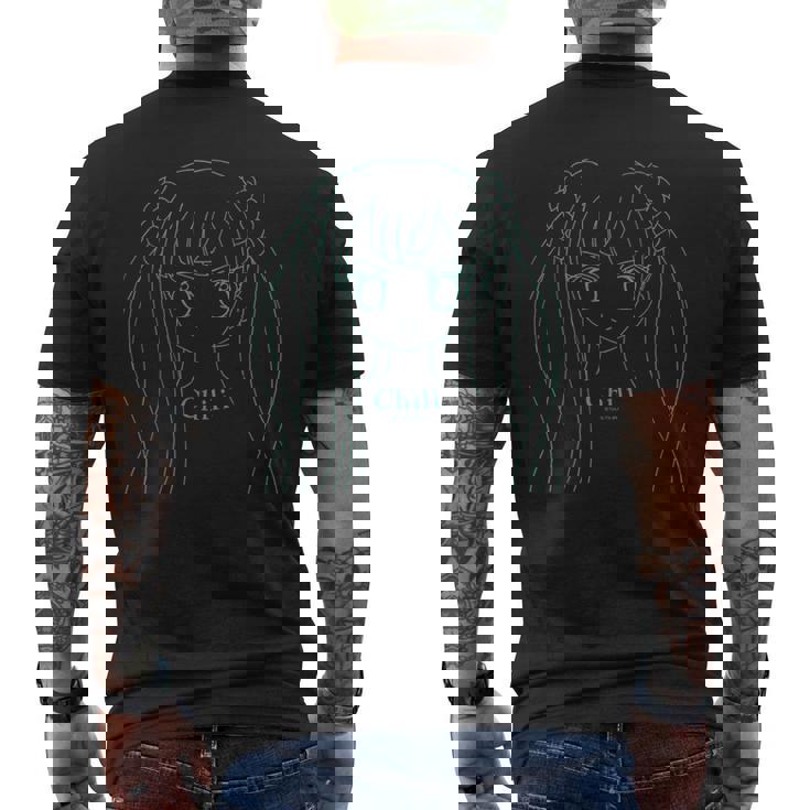 プリパラ フェイスシリーズ ちり メンズTシャツ バックプリント