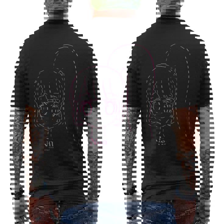 プリパラ フェイスシリーズ のん メンズTシャツ バックプリント