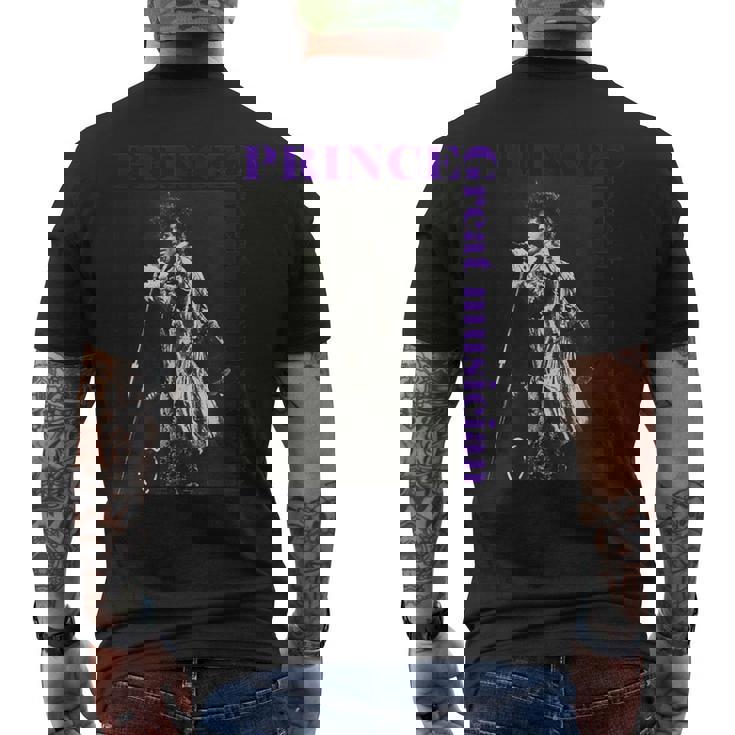 プリンス-007 メンズTシャツ バックプリント