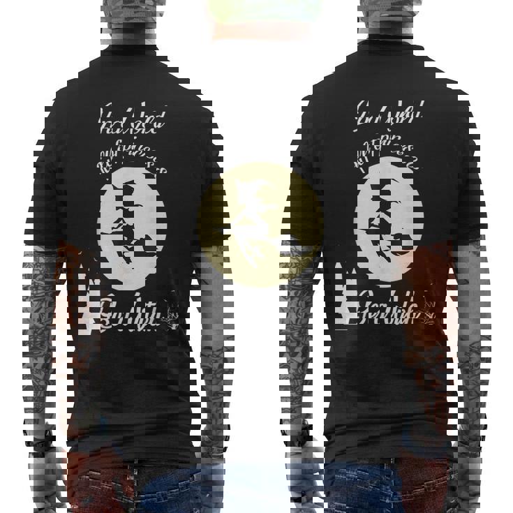 プリンセスがいっぱいの世界では魔女の月ハロウィンの贈り物になる メンズTシャツ バックプリント