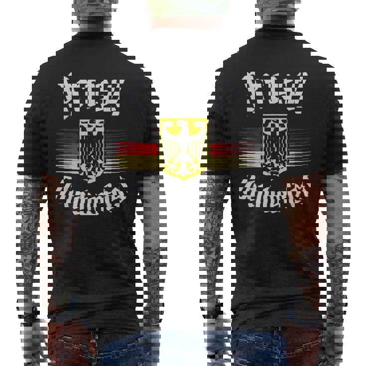 プロスト オクトーバーフェスト ビール ドイツ国旗 オクトーバーフェスト イベント ドイツ メンズTシャツ バックプリント