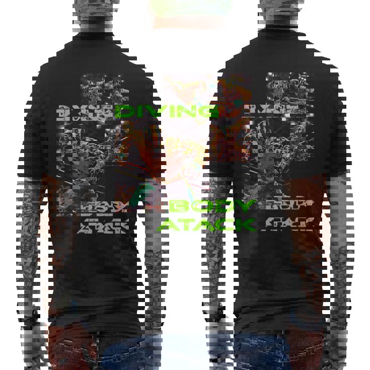 プロレス_001 メンズTシャツ バックプリント