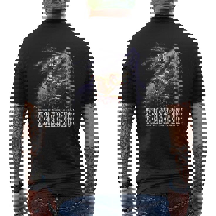 プロレス_004 メンズTシャツ バックプリント