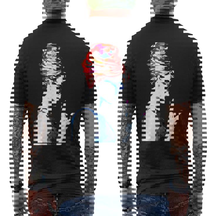 ヘップバーン ヴィンテージ ハリウッド ロックンロール メンズTシャツ バックプリント