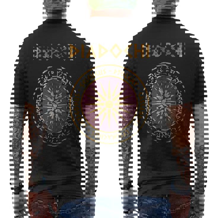 ヘレニズム後継王国のディアドコイ戦争 メンズTシャツ バックプリント