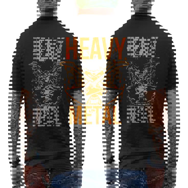 ヘヴィメタルミュージック メンズTシャツ バックプリント