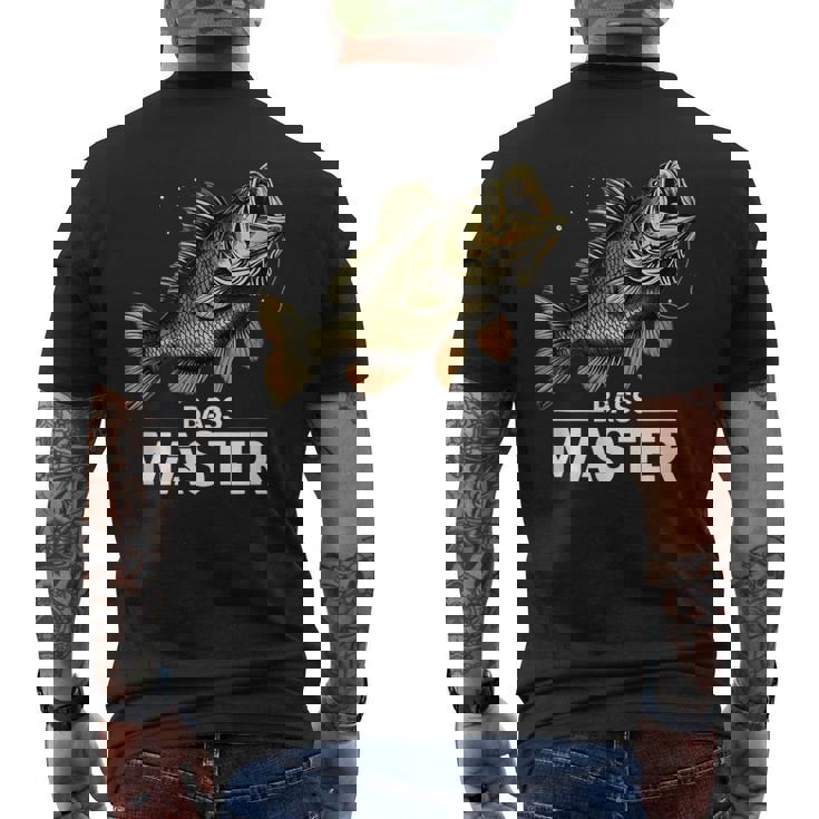 ベイトキャスター フィッシャーマン バスマスター ブラックバス釣り メンズTシャツ バックプリント