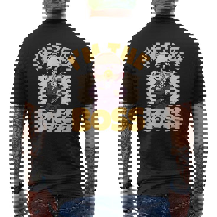 ベイビー・ボス「アイム・ザ・ボス」ライク・ア・ボス・キッズ メンズTシャツ バックプリント